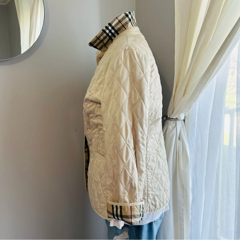 BURBERRY LONDON Diamond Quilted Coat - Picture 5 of 10